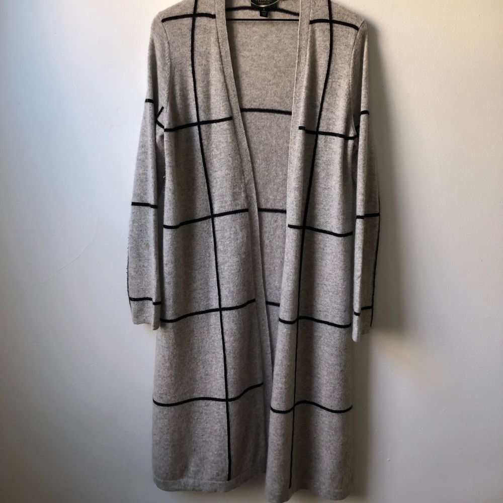 Charter Club Luxury Long Cashmere Cardigan Womens M